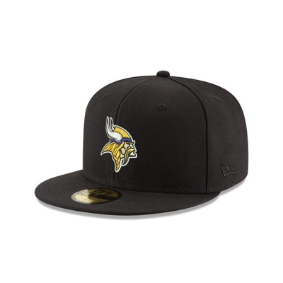Minnesota Vikings Gorra | New Era NFL 59fifty Fitted Cap Mexico - Negros